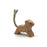 Handcrafted Open Ended Wooden Toy Animal - Leopard Small Running