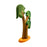 Handcrafted Open Ended Wooden Toy Tree and Landscaping - Palm Group with Base