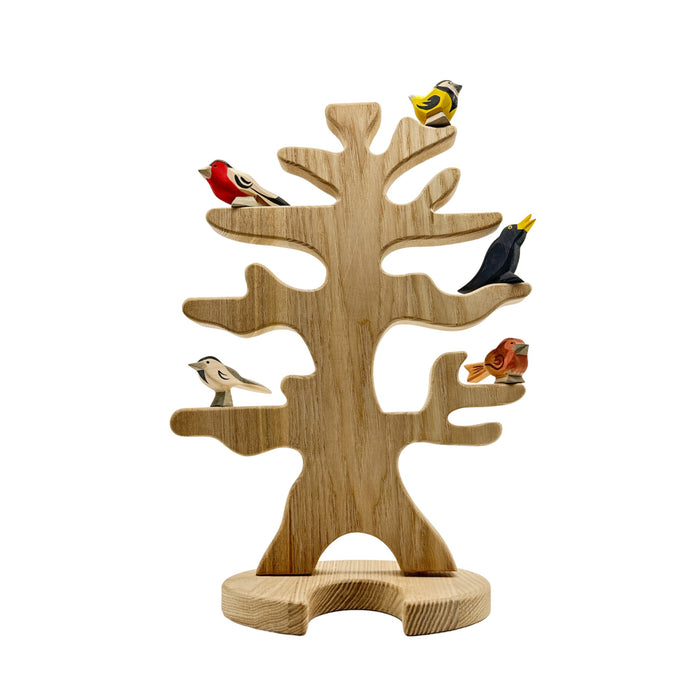 Handcrafted Open Ended Wooden Toy Bird - Chaffinch A