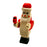 Handcrafted Open Ended Wooden Toy Holiday Set - 17 Pieces Christmas Set with 3 Candles (Christmas Tree Sold Separately)