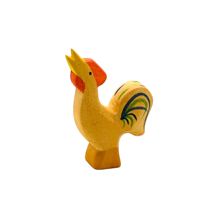 Handcrafted Open Ended Wooden Toy Farm Animal - Bremer Rooster