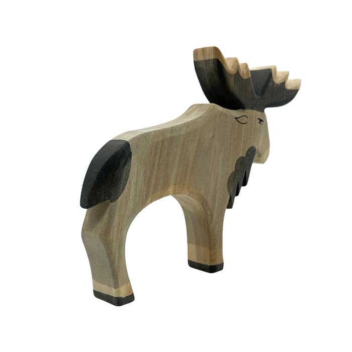 Handcrafted Open Ended Wooden Toy Animal - Moose