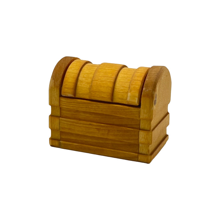 Handcrafted Open Ended Wooden Toy - Treasure Chest