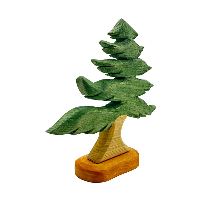 Handcrafted Open Ended Wooden Toy Tree and Landscaping - Pine Tree Large