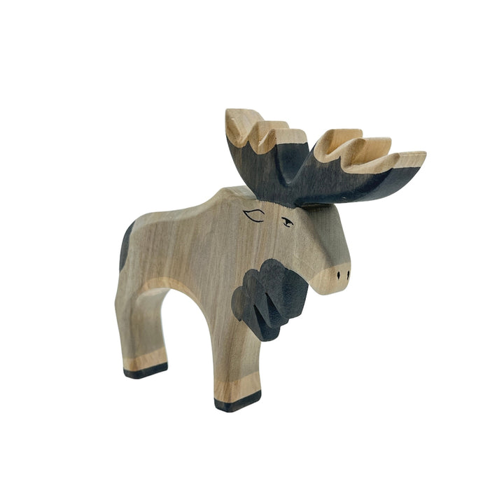 Handcrafted Open Ended Wooden Toy Animal - Moose