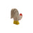 Handcrafted Open Ended Wooden Toy Farm Animal - Rooster White