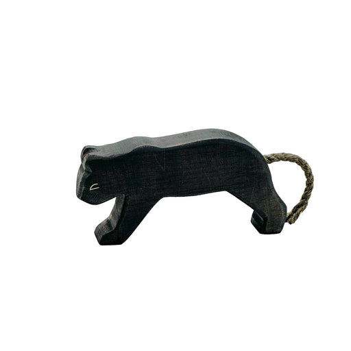 Handcrafted Open Ended Wooden Toy Animal - Panther