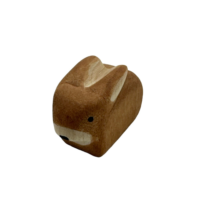 Handcrafted Open Ended Wooden Toy Animal - Rabbit small