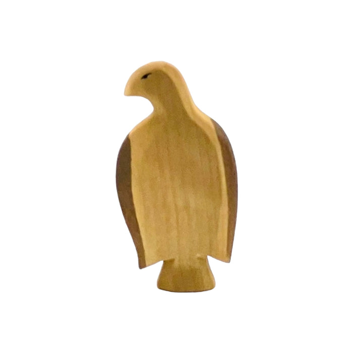 Handcrafted Open Ended Wooden Toy Bird - Eagle Wings Down