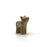 Handcrafted Open Ended Wooden Toy Animal - Deer small head high