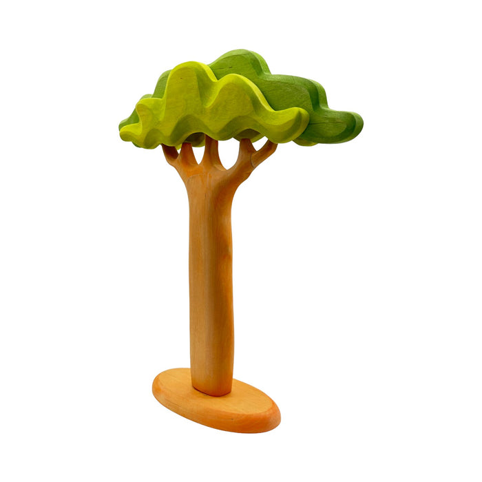 Handcrafted Open Ended Wooden Toy Tree and Landscaping - Large Baobab Tree Tall