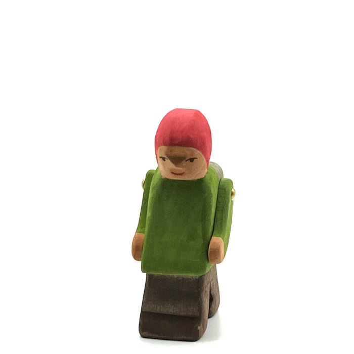 Handcrafted Open Ended Wooden Toy Figure Fairy Tale - Wanderer