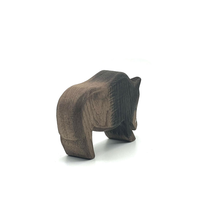 Handcrafted Open Ended Wooden Toy Animal - Wild Boar
