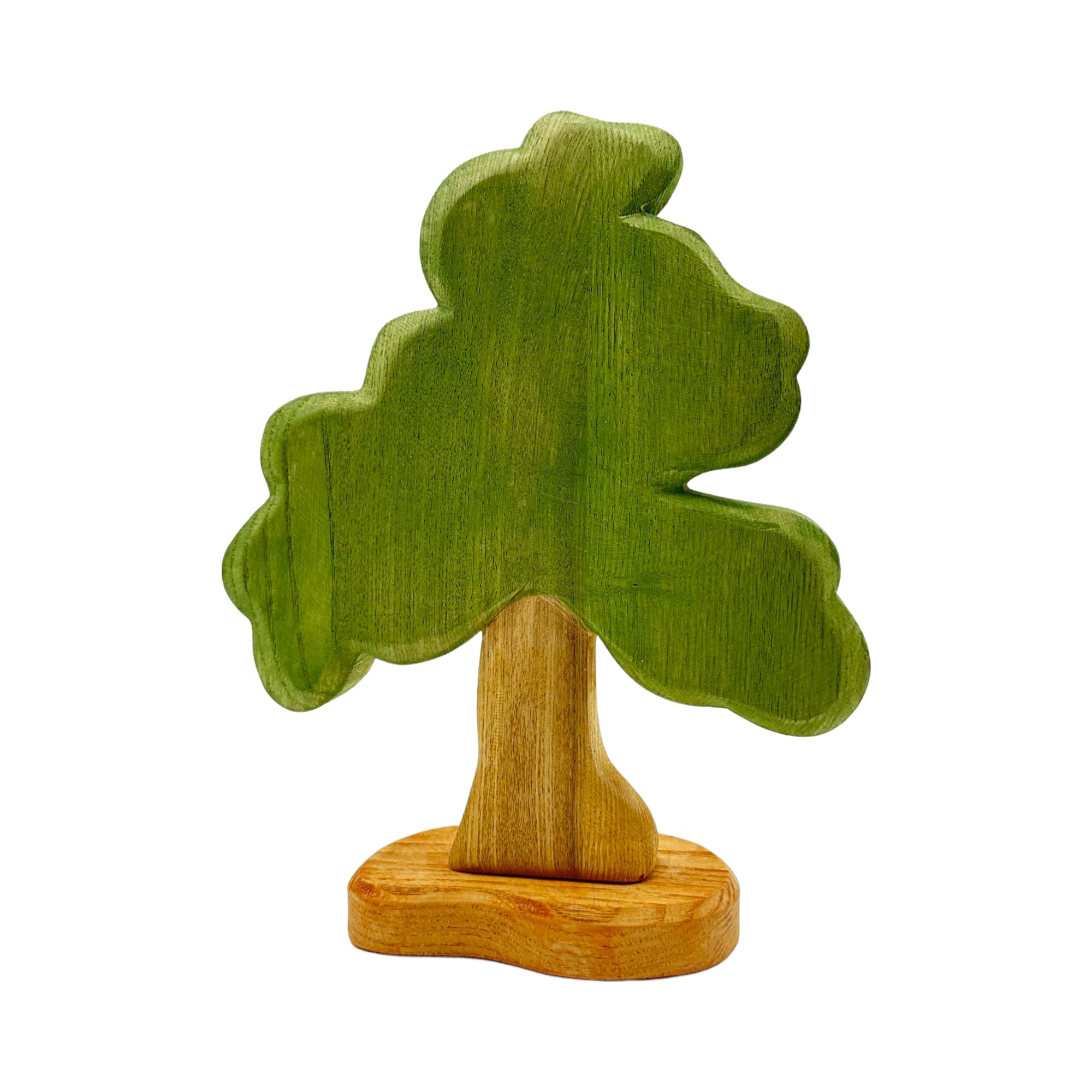 Tree Toy Figure Handcrafted Open Ended Wooden Toy Tree and Landscaping - Oak Tree Larg ...