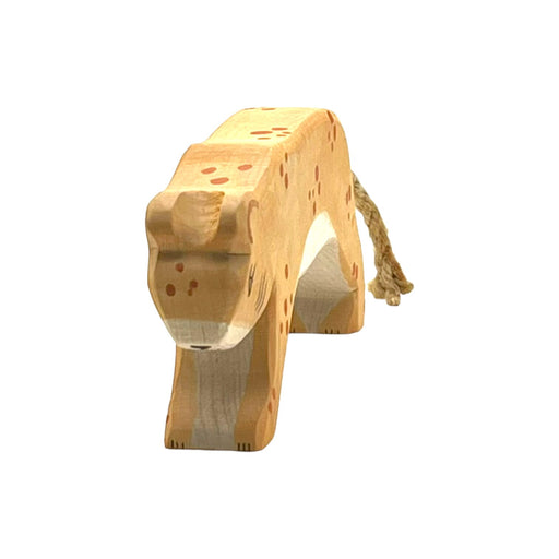 Handcrafted Open Ended Wooden Toy Animal - Leopard