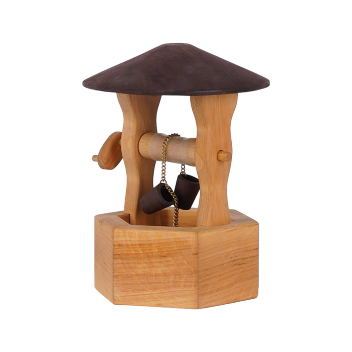 Handcrafted Open Ended Wooden Toy - Wishing Well